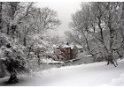 Sharrow Snuff Mill In Snow by Alan Philips